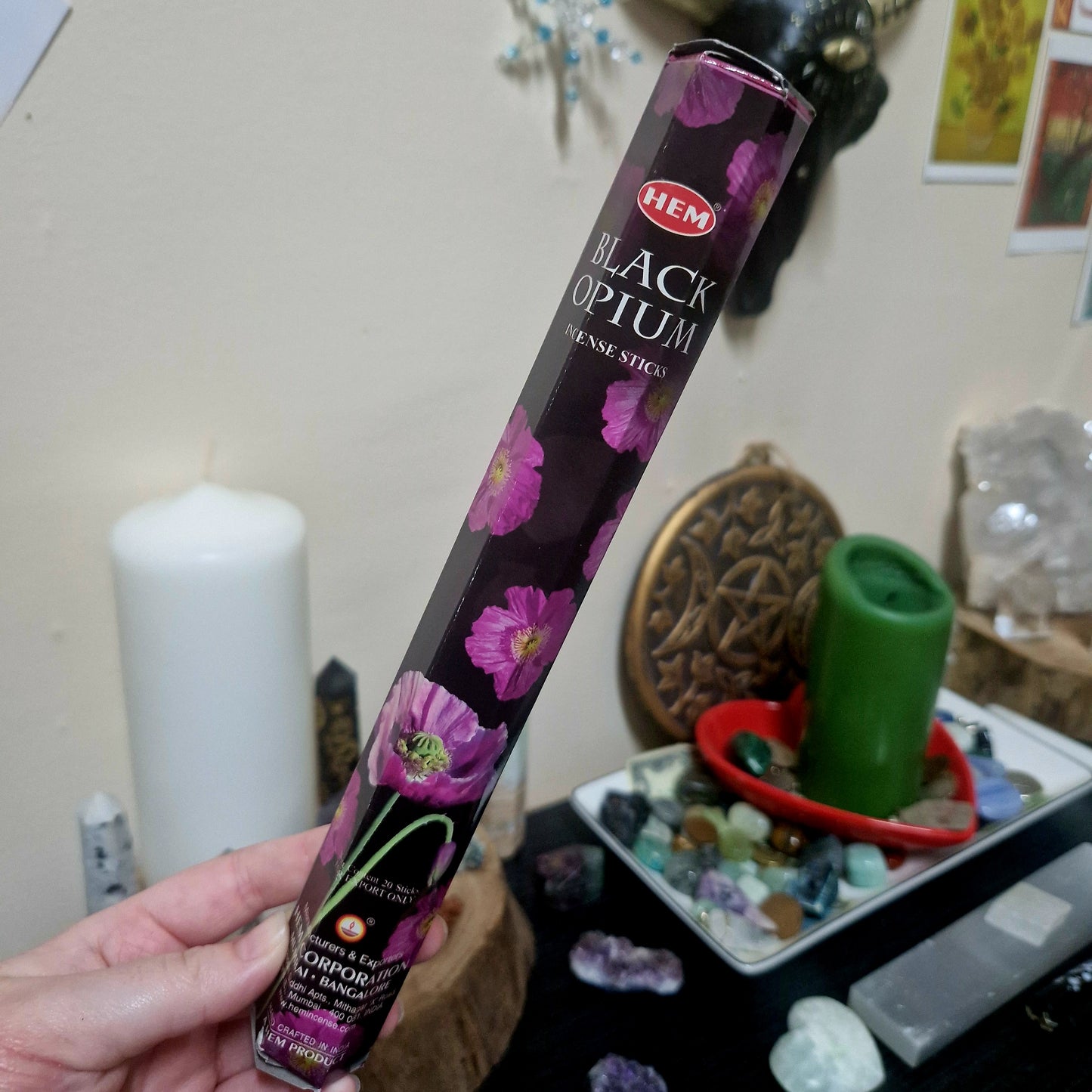 Black Opium Incense Sticks