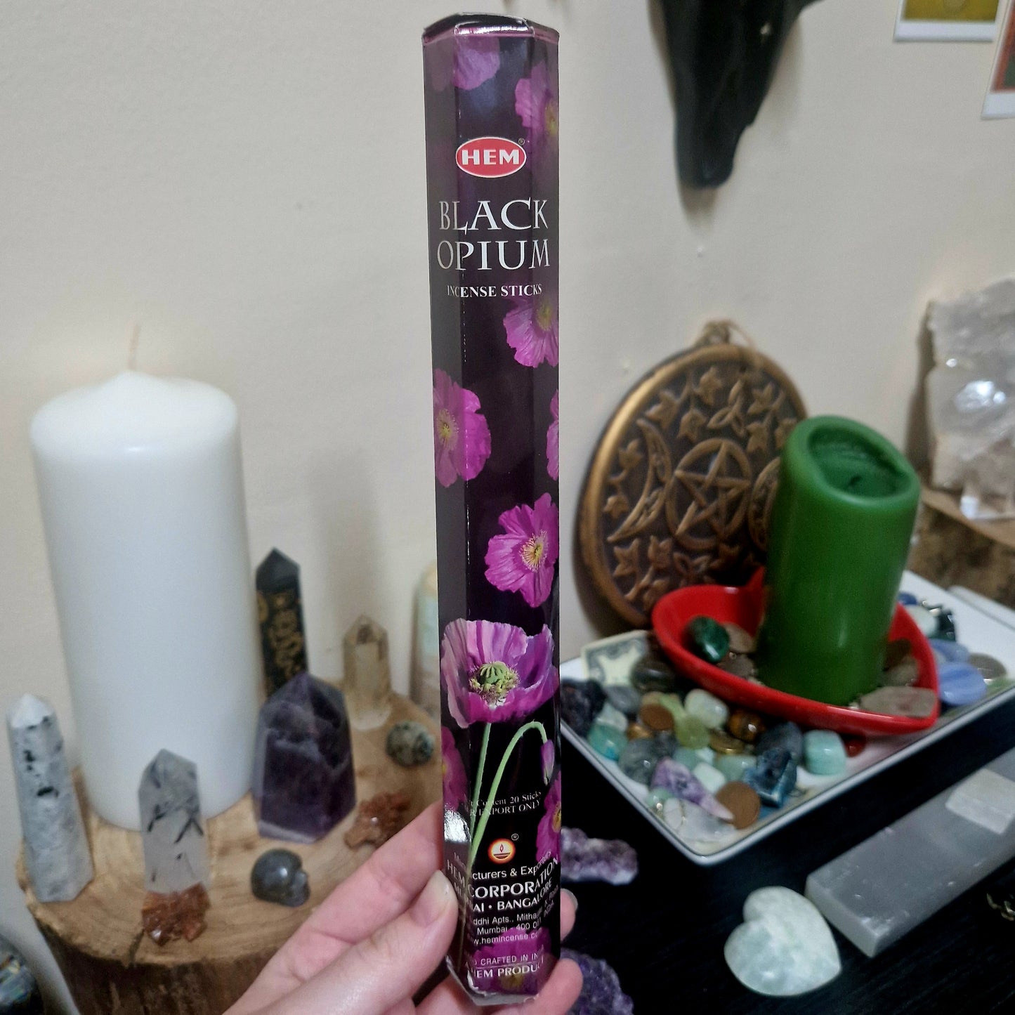 Black Opium Incense Sticks