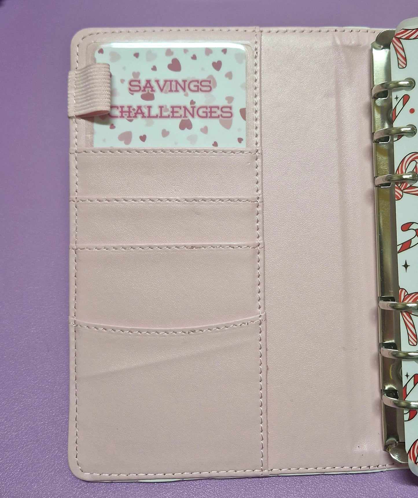 Valentines 'savings challenges' binder pocket markers (limited edition)