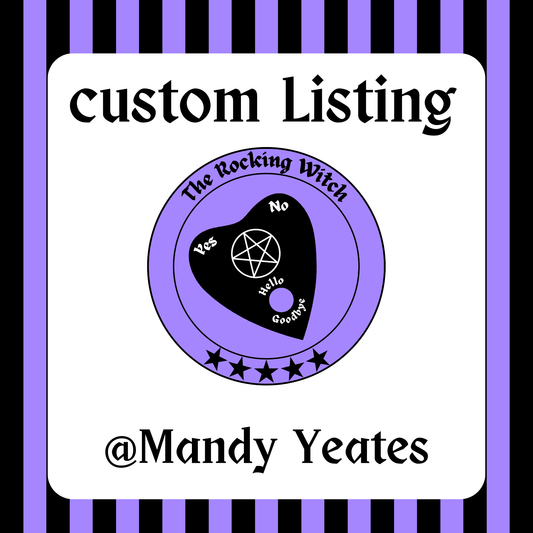 Custom listing for @Mandy Yeates