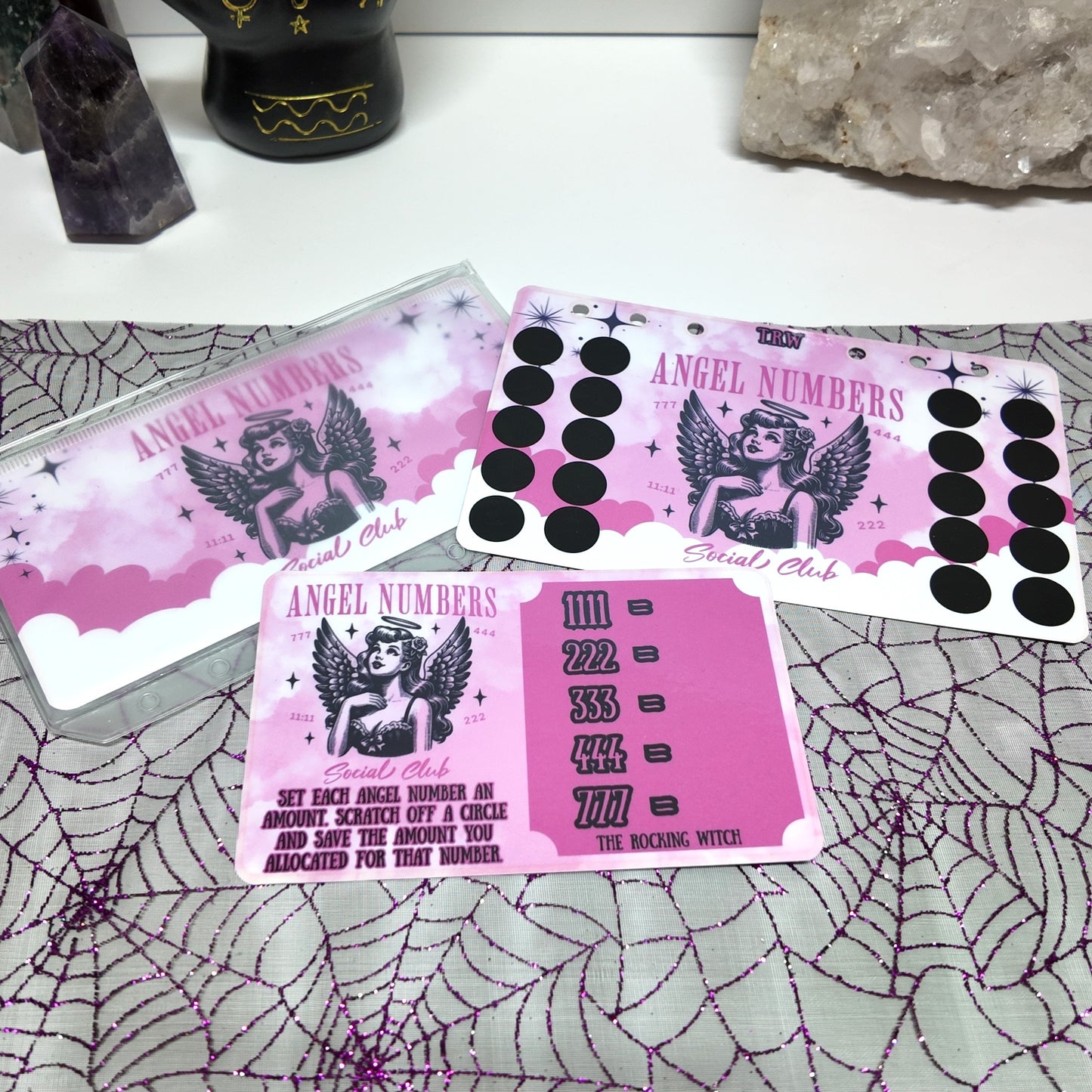 Angel Numbers scratch off challenge