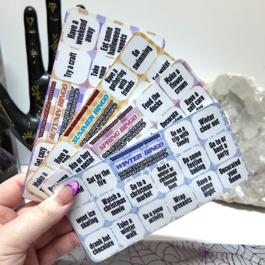 Seasonal Bingo savings challenges