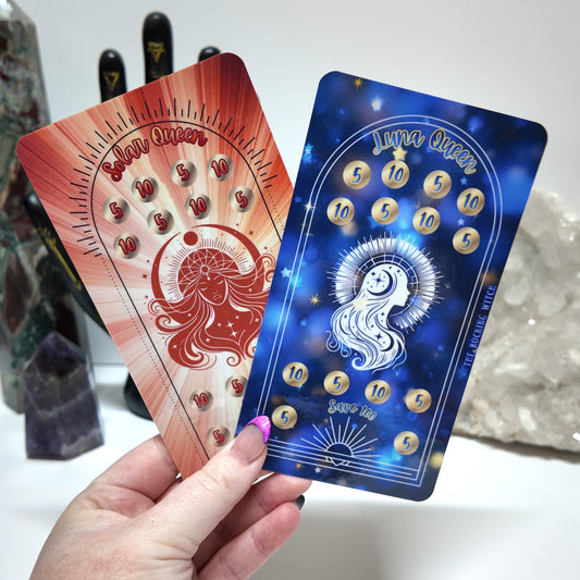 Solar Queen & Luna Queen savings trackers