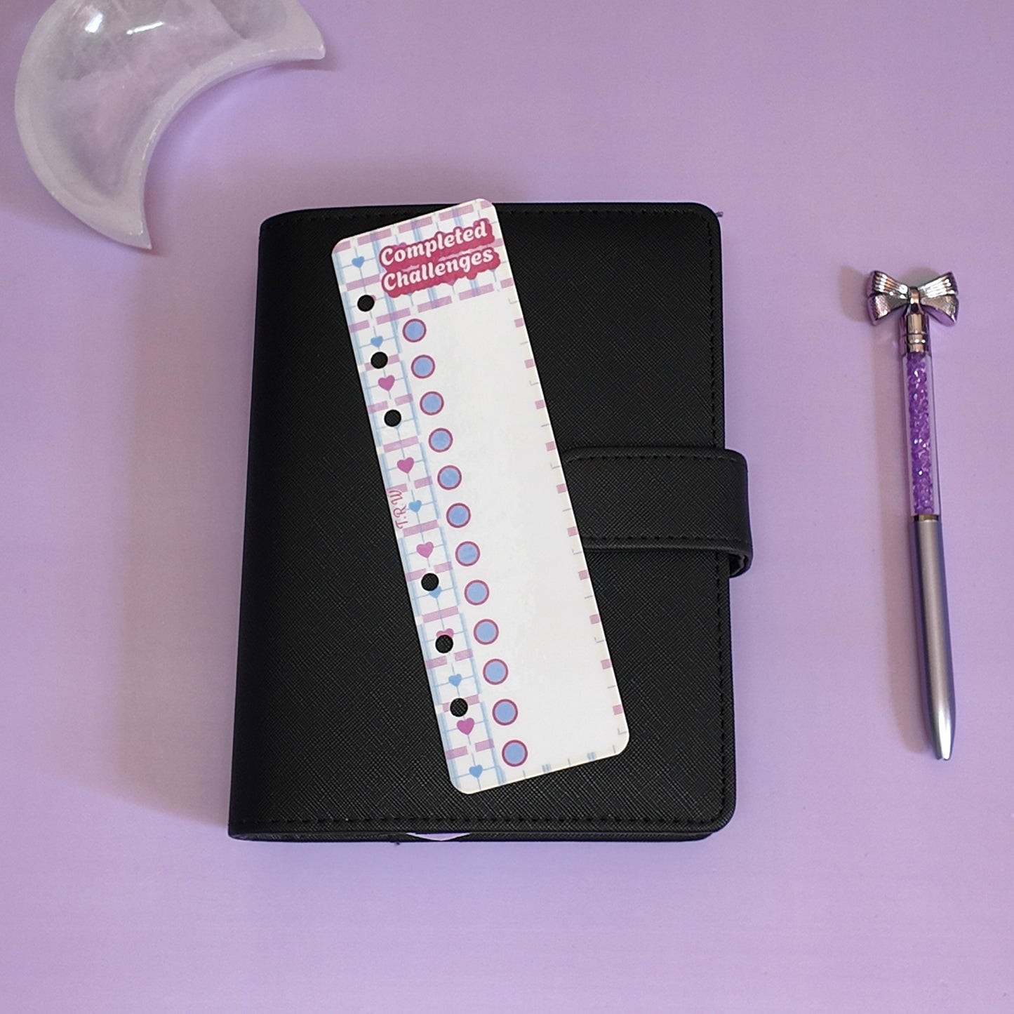 Completed challenge bookmark tracker