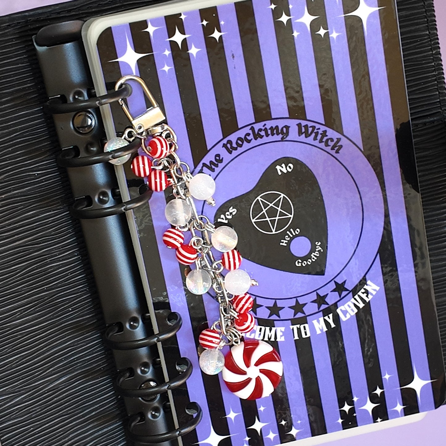 Peppermint Binder Charm