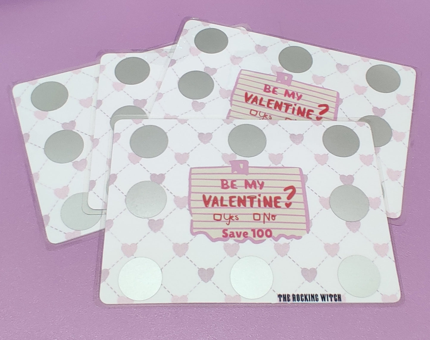 A5 Valentines scratch off challenges