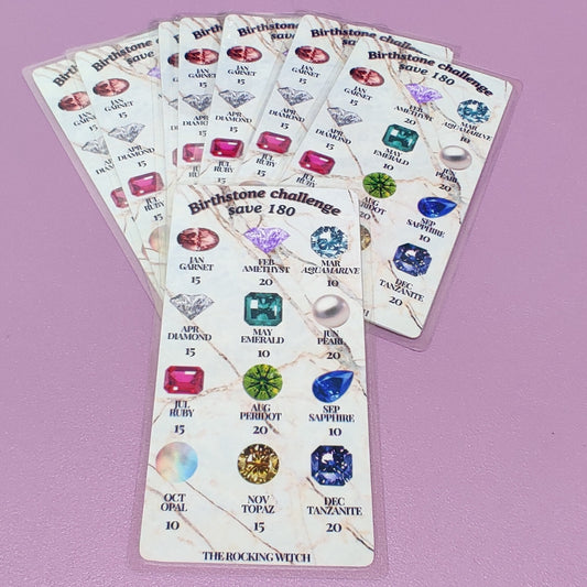 Birthstone savings challenge lite