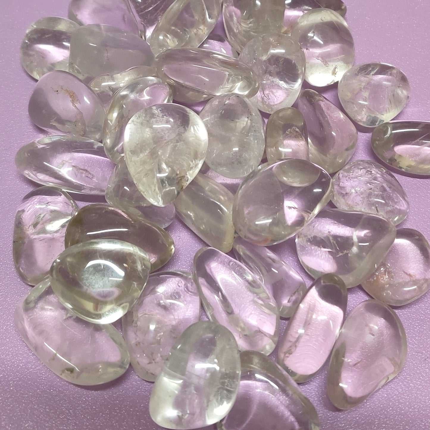 Clear Quartz tumble stone