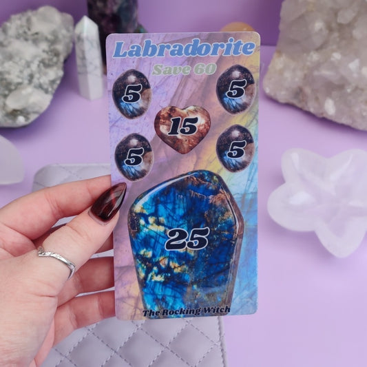 Labradorite savings tracker