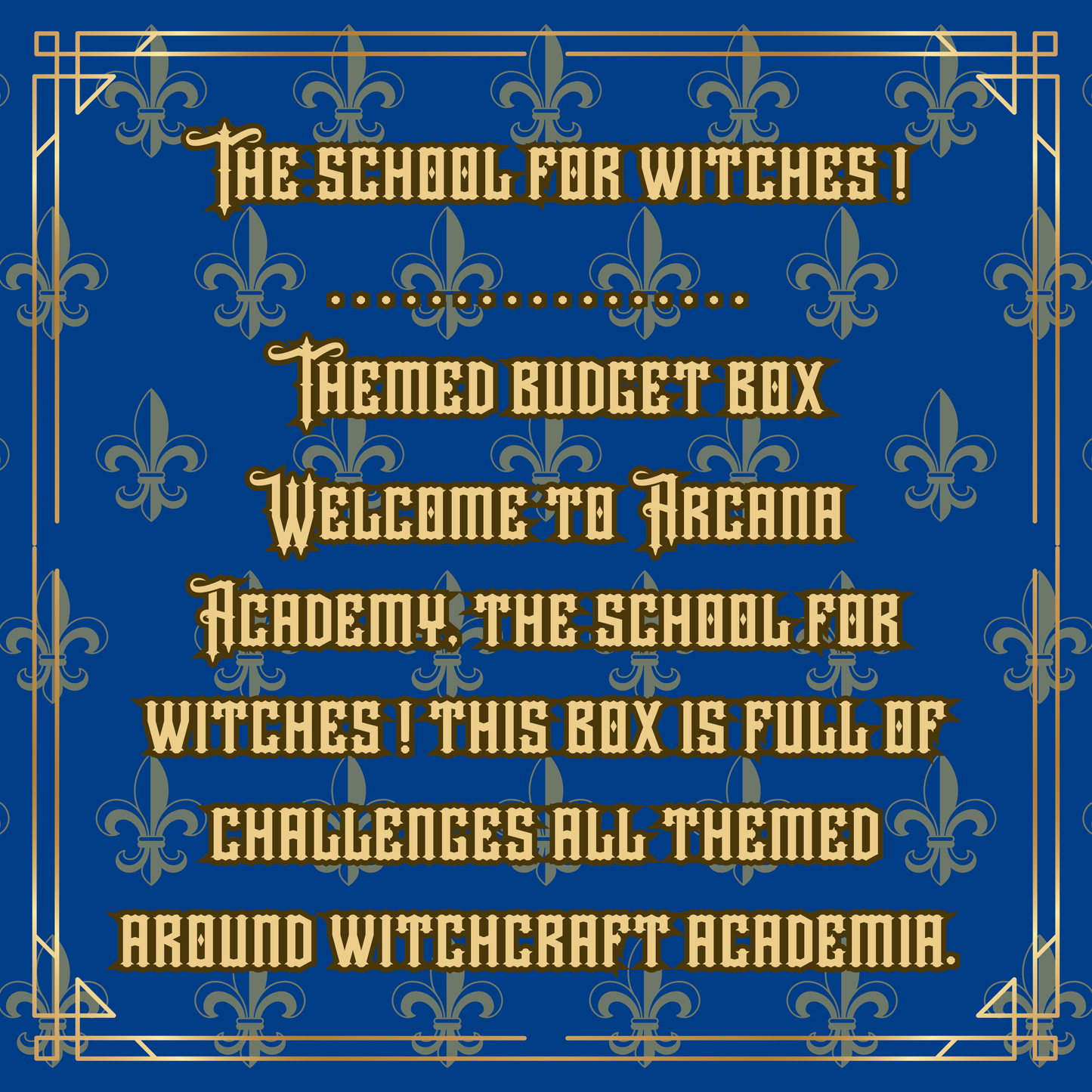 Arcana Academy budget box PRE ORDER