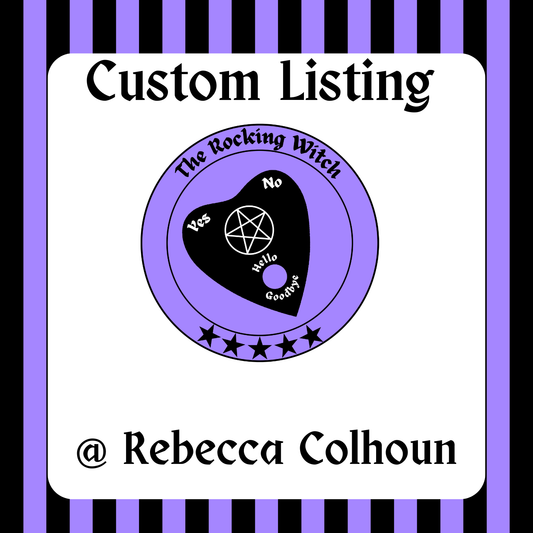 custom listing for @ Rebecca Colhoun