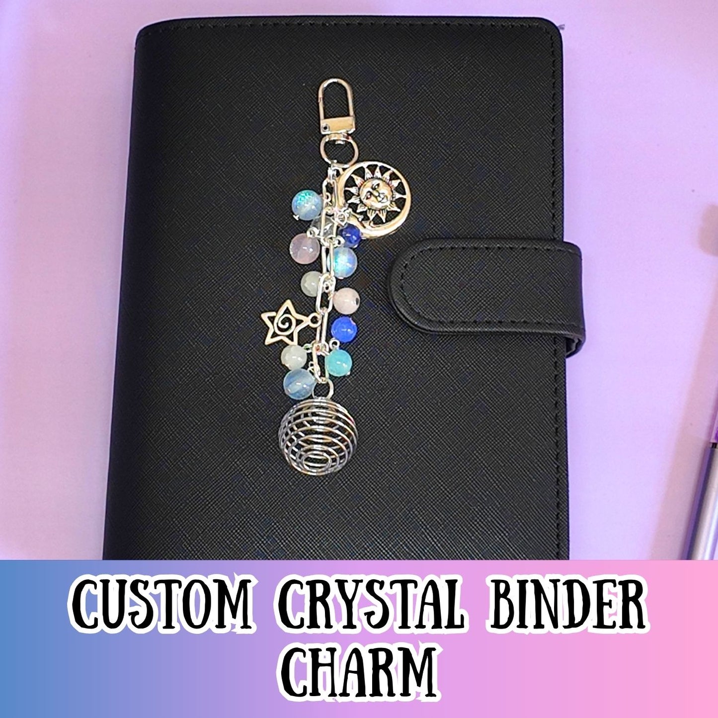 CUSTOM Binder cage charm