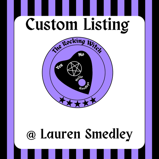 custom listing for @ Lauren Smedley