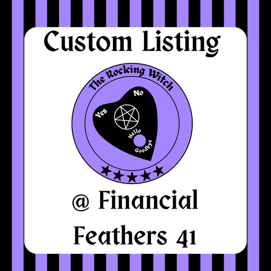 custom listing for financial feathers 41