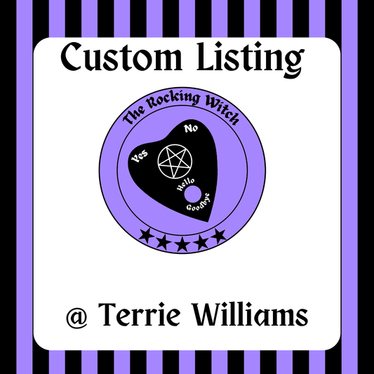 custom listing for @ Terrie Williams