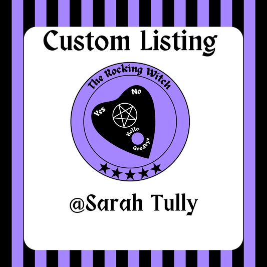 Custom Listing for @ Sarah Tully