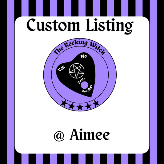 Custom listing for Aimee