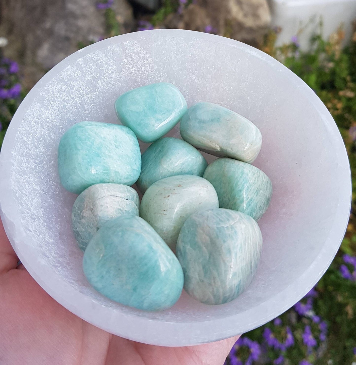 Amazonite tumble stone