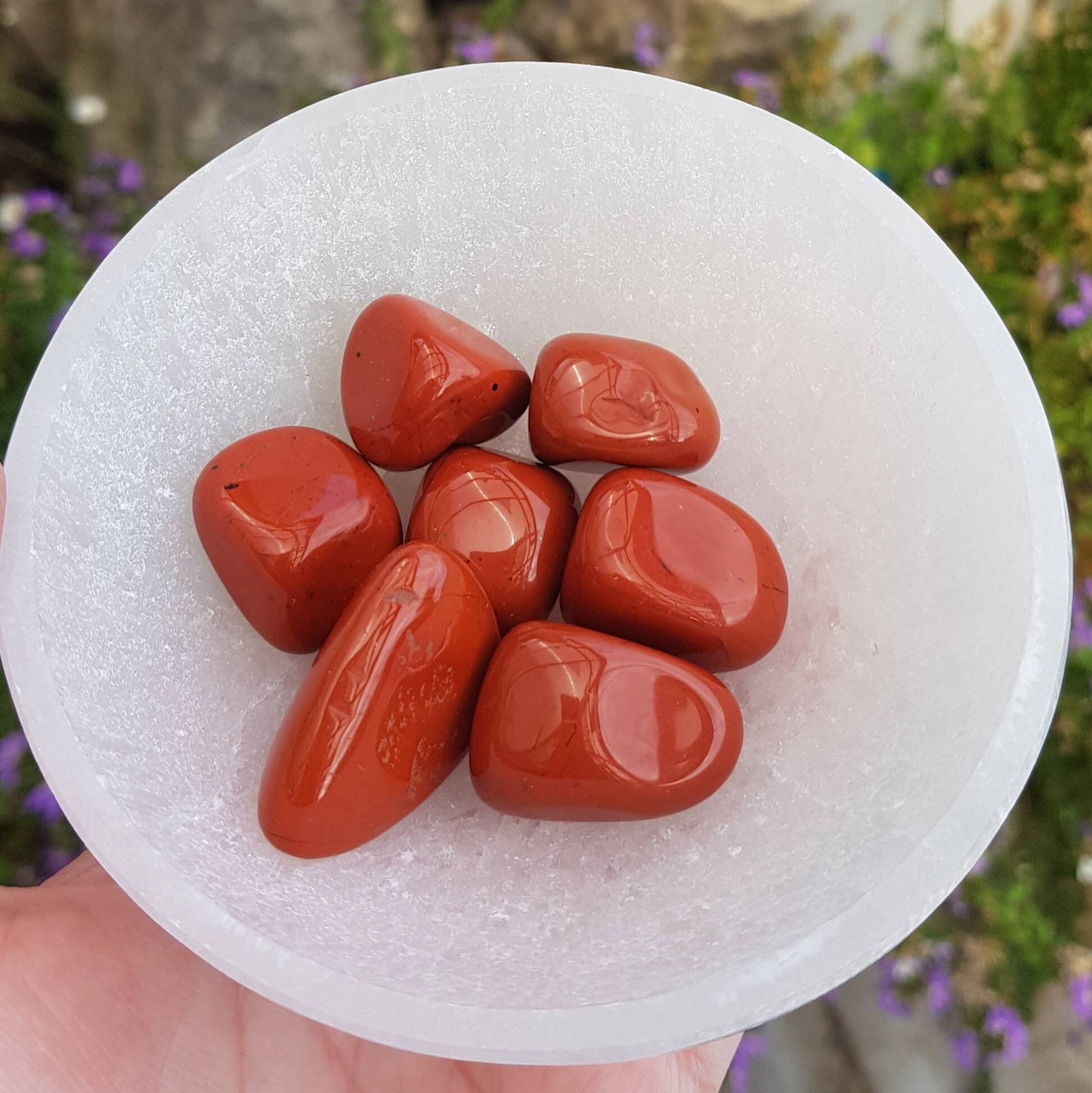 Red Jasper tumble stone